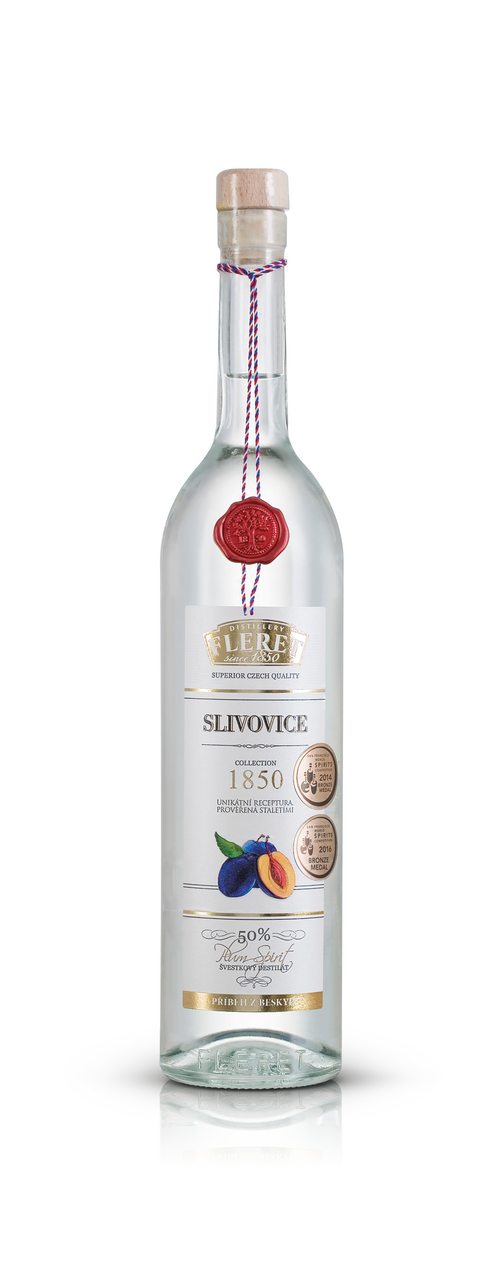 FLERET Slivovice Pečeť 50% 700 ml