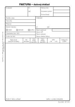 SIGMA Faktura A5 50 listů 10 ks