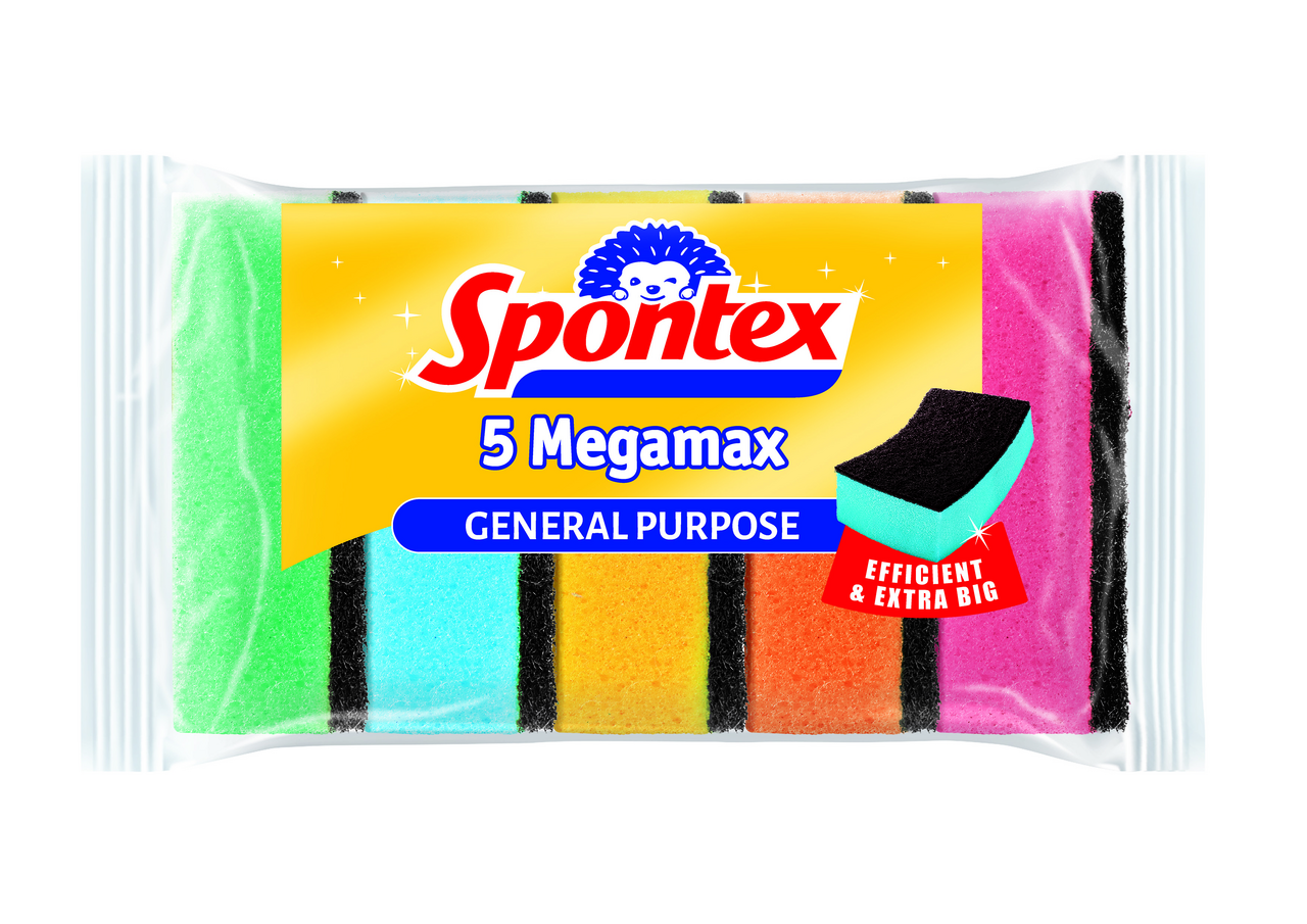 Spontex Houbičky na nádobí Megamax velké 5 ks