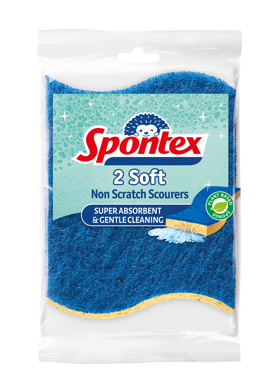 Spontex Houbičky na nádobí viskózní 2 ks