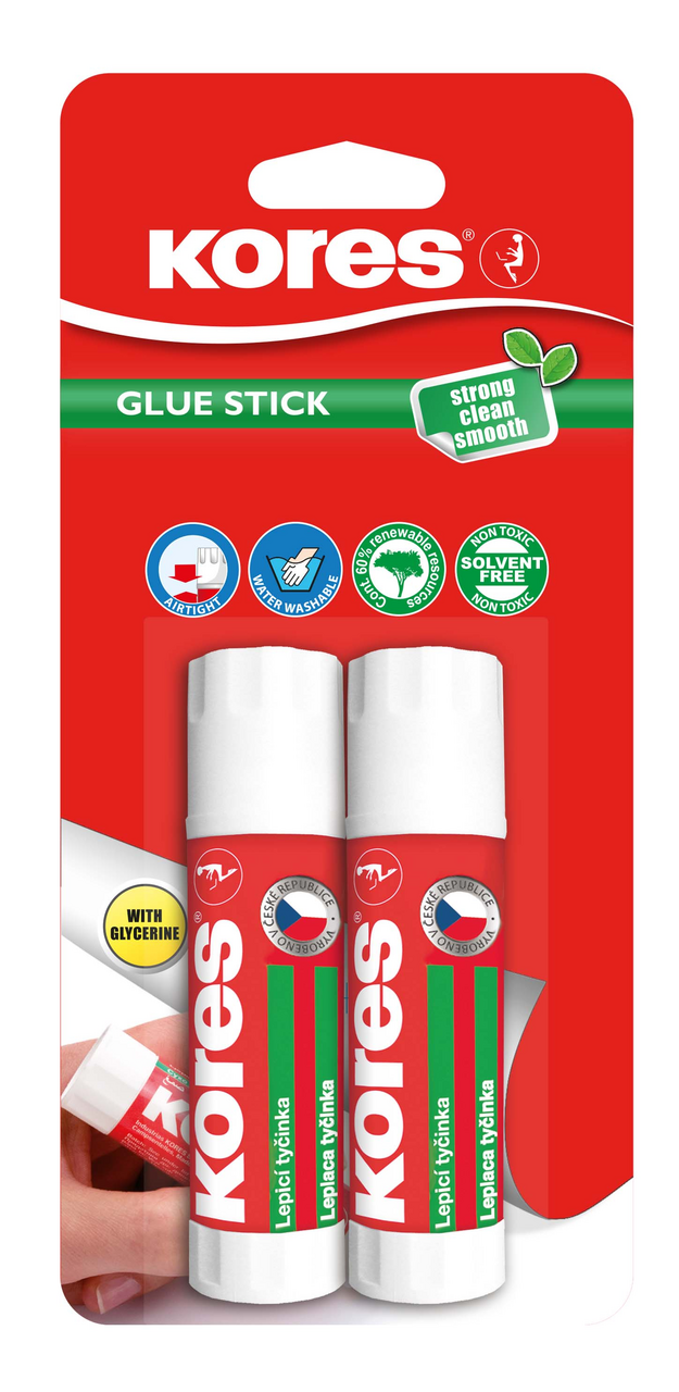 Kores Tyčinka lepicí 15 g 2 ks