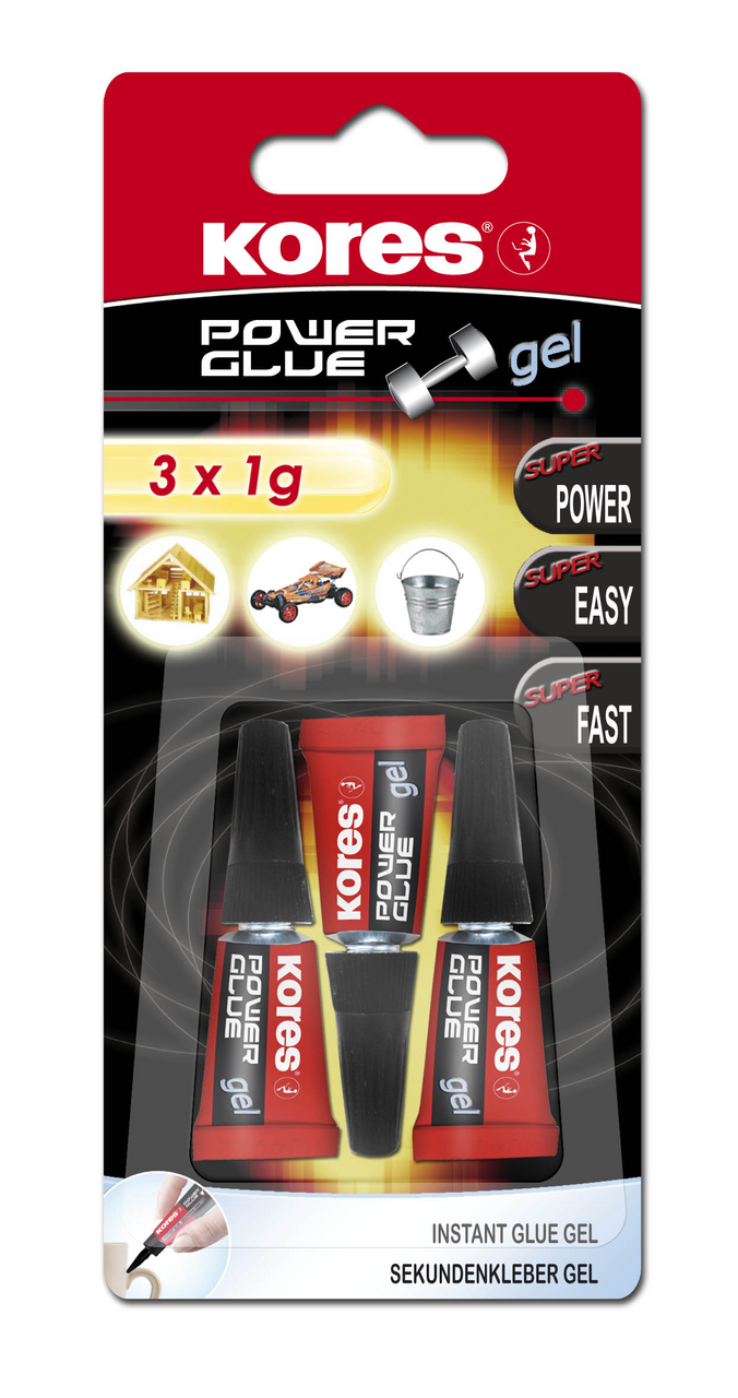 Kores Lepidlo Power 3 x 1 g