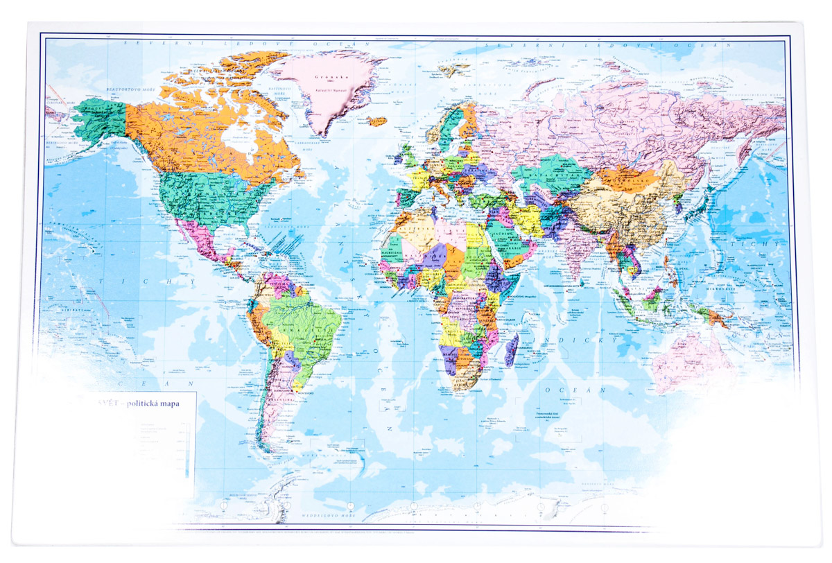 KARTON P+P Podložka na stůl svět 60 x 40 cm 1 ks