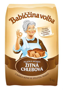 Delta Babiččina volba Mouka žitná chlebová 10 x 1 kg