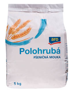 aro Mouka pšeničná polohrubá 5 kg
