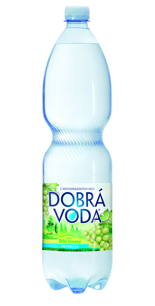 DOBRÁ VODA Ochucená bílé hrozno neperlivá 6 x 1,5 l PET