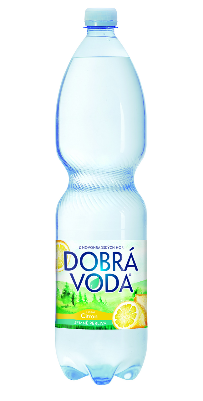 DOBRÁ VODA Ochucená citron 6 x 1,5 l PET