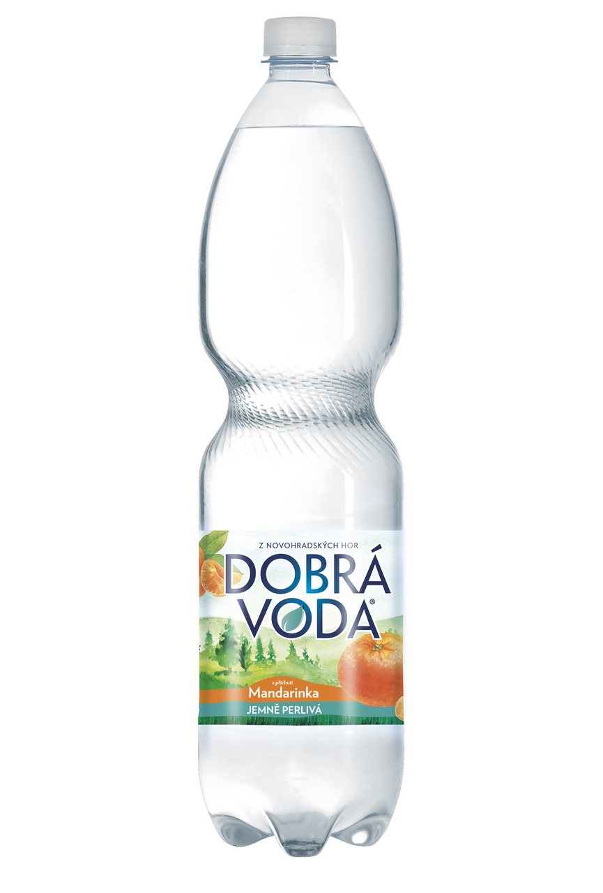 DOBRÁ VODA Ochucená mandarinka neperlivá 6 x 1,5 l
