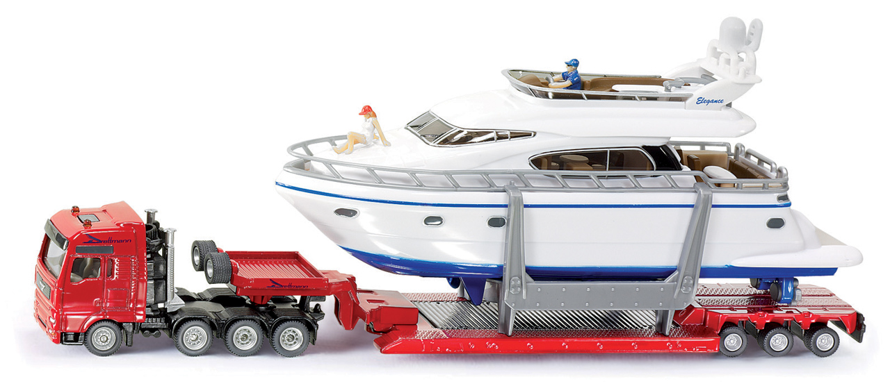 Přeprava nákladu + jachta Siku 1 ks