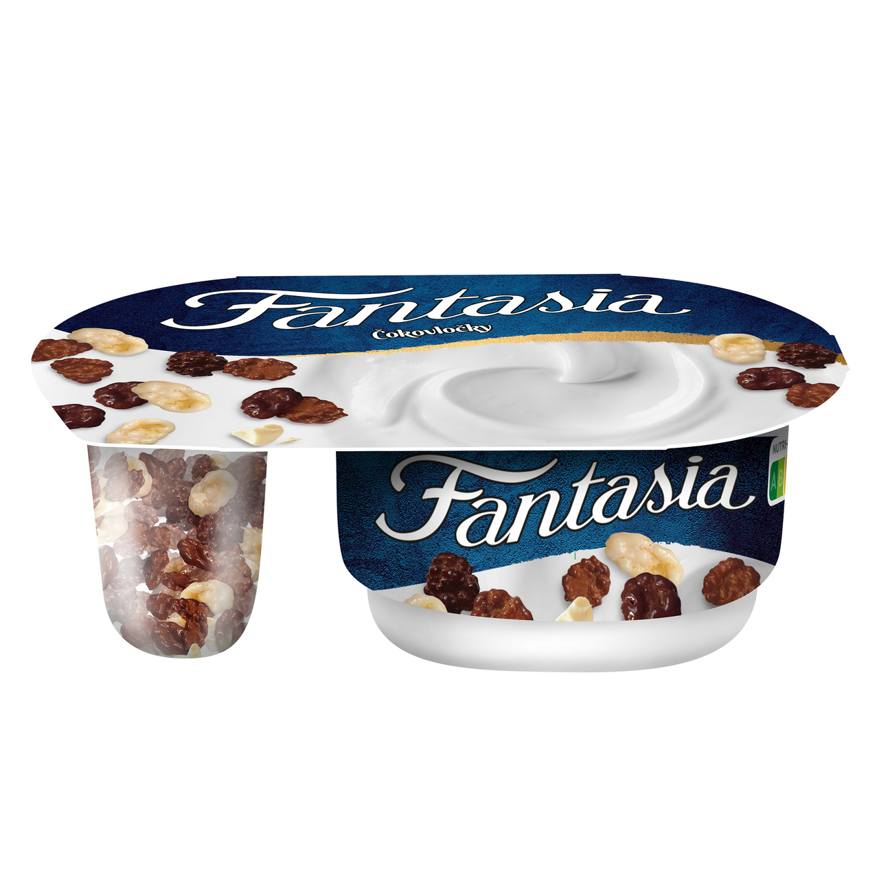 Danone Fantasia jogurt Křupy křup (čokovločky) chlaz. 12 x 102 g