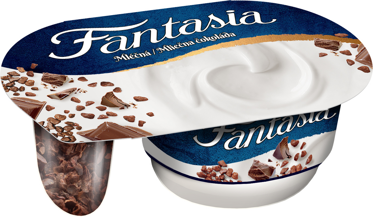 Danone Fantasia jogurt mléčná čokoláda chlaz. 12 x 106 g
