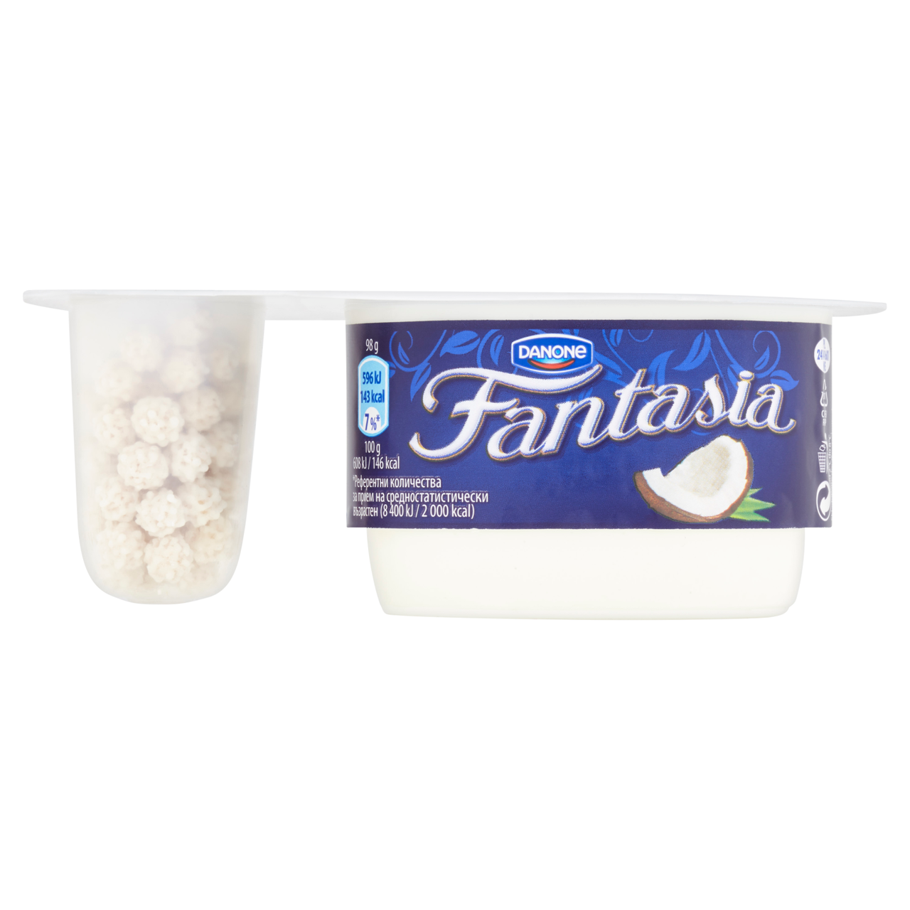 Danone Fantasia jogurt kuličky chlaz. 98 g