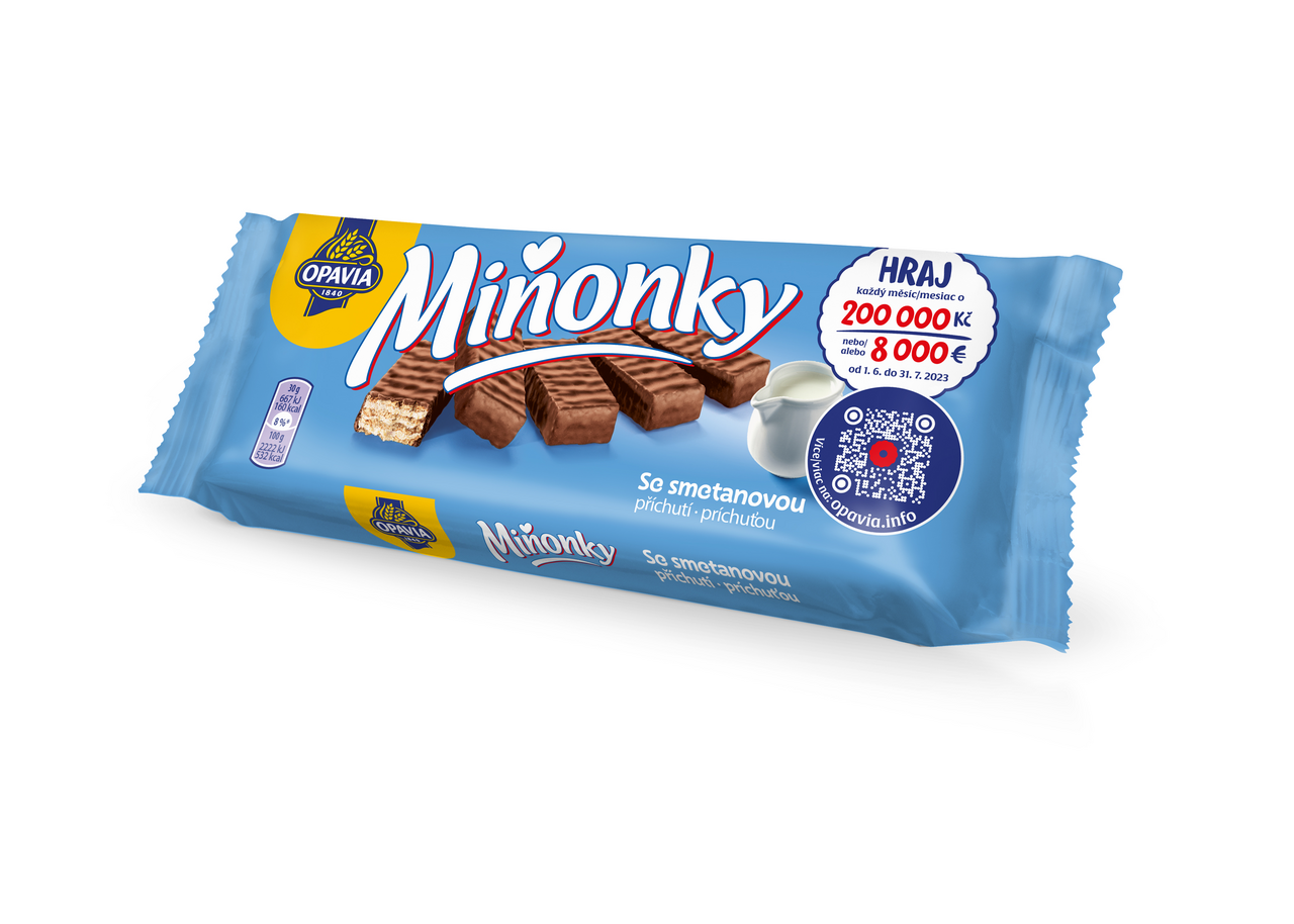 OPAVIA Miňonky smetanové 35 x 50 g