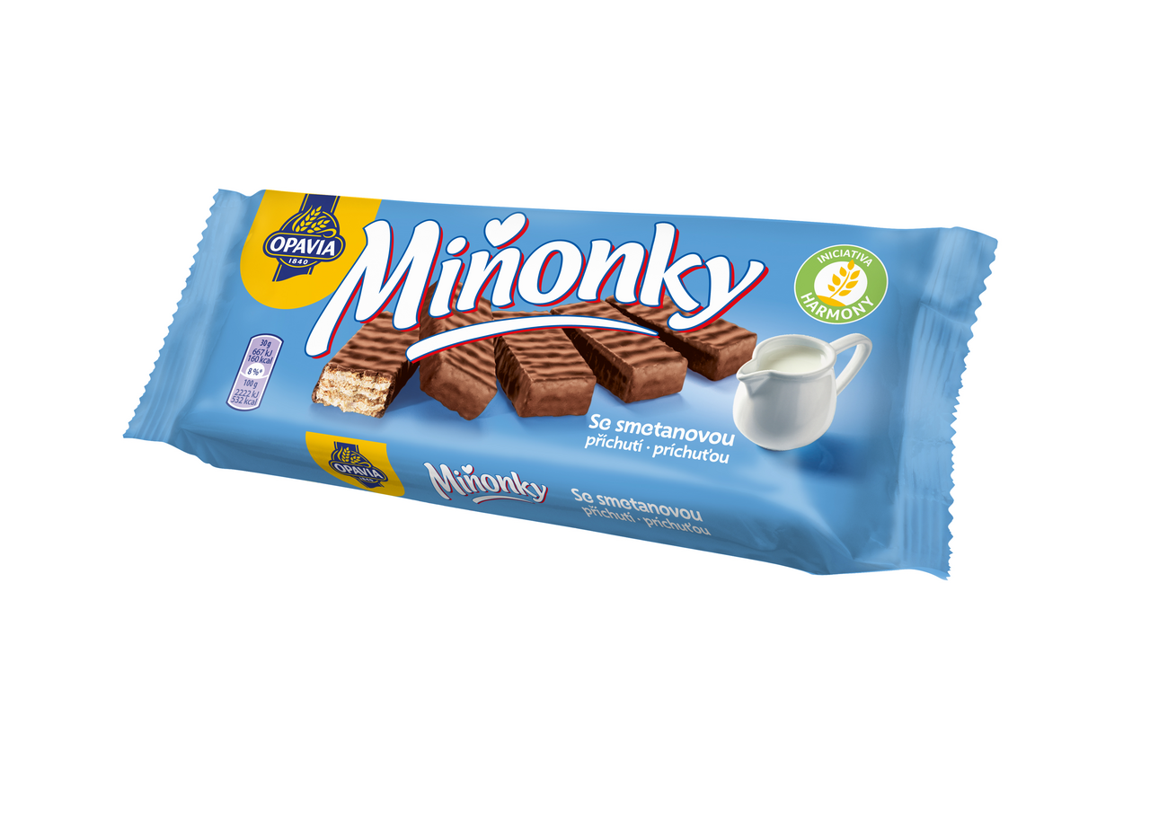OPAVIA Miňonky smetanové 35 x 50 g