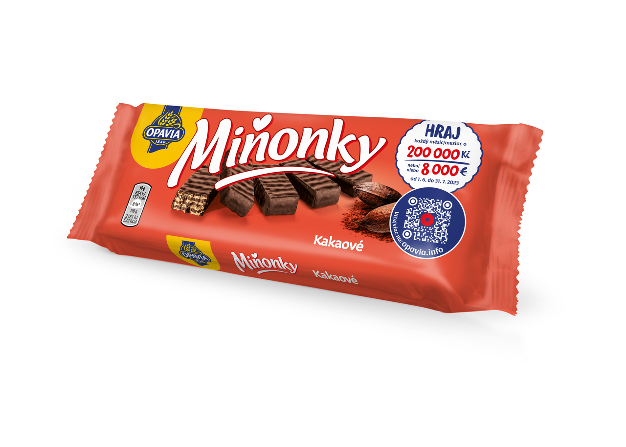 OPAVIA Miňonky kakaové 35 x 50 g