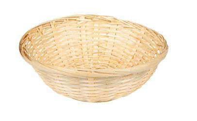 aro Košík kulatý bambus 23 cm set 6 ks