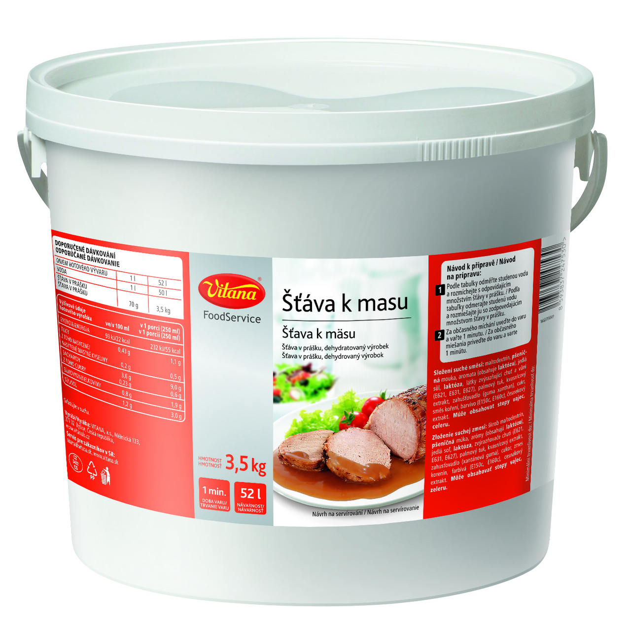 Vitana Šťáva k masu 3,5 kg