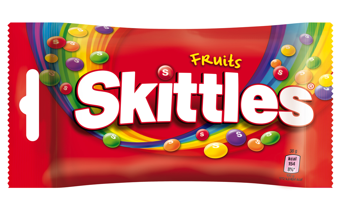 Skittles bonbóny žvýkací ovocné 14 x 38 g