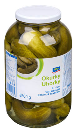 aro Okurky sterilované 9 - 12 cm 3,5 kg