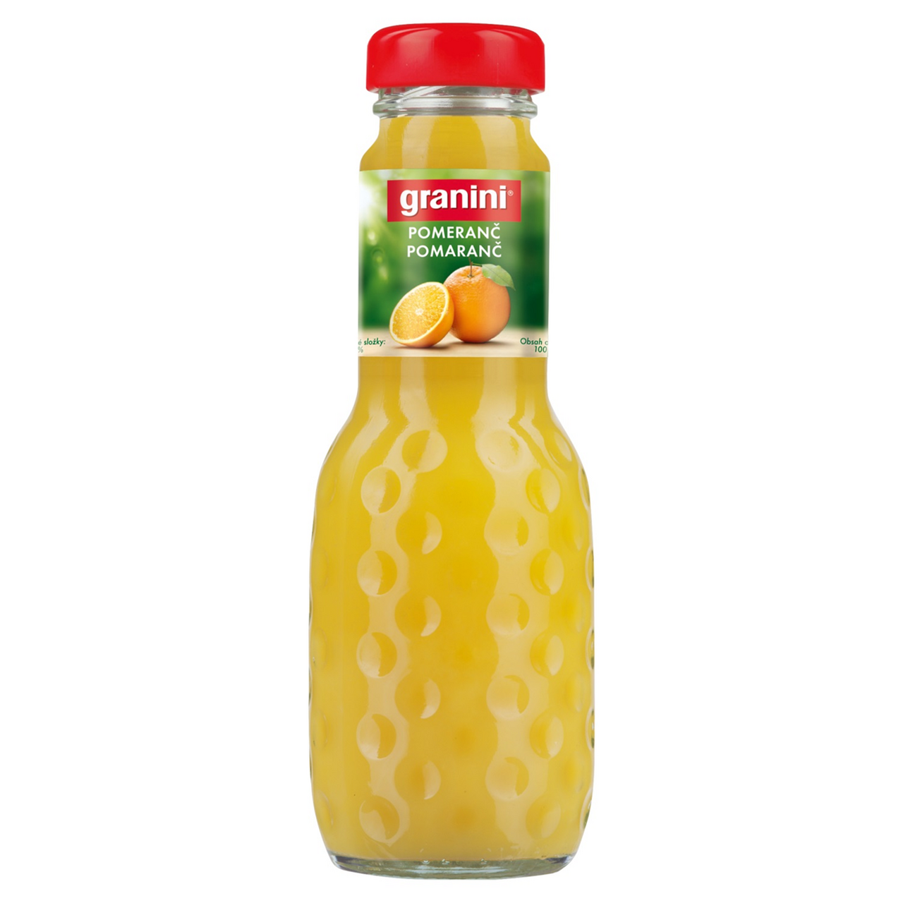 granini Džus 100 % pomeranč 24 x 200 ml vratná láhev