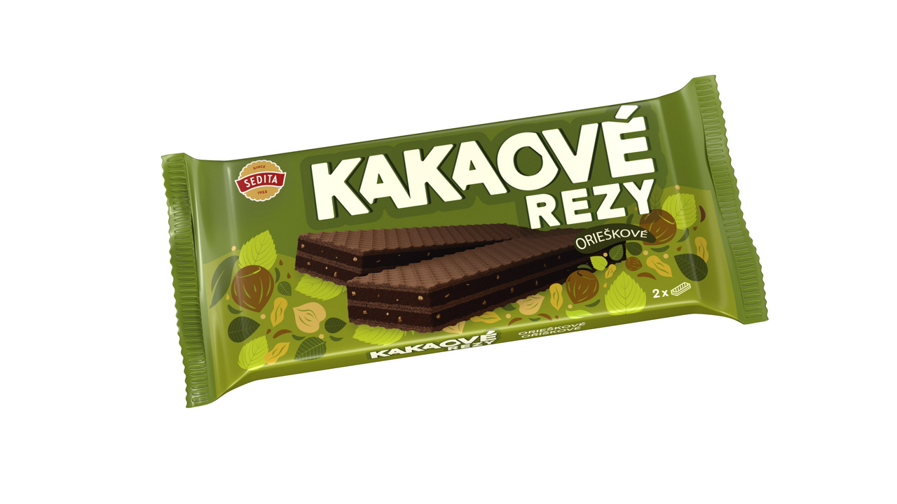 SEDITA Kakaové řezy s oříšky 30 x 50 g