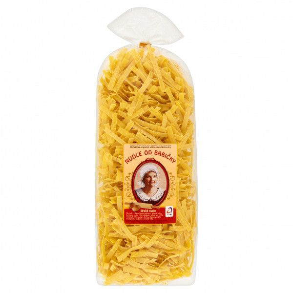 Dobšické těstoviny Nudle od babičky široké 1 kg