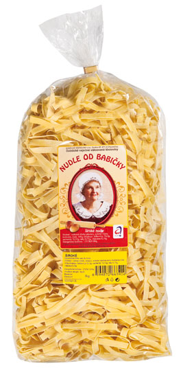 Dobšické těstoviny Nudle od babičky extra široké 1 kg
