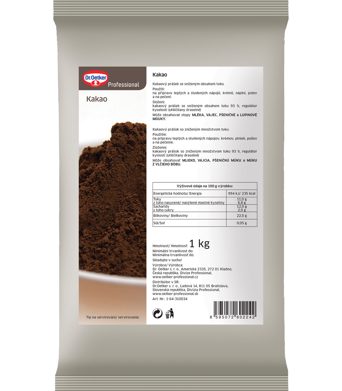 Dr. Oetker Kakao 1 kg