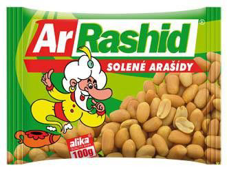 ALIKA Ar. Rashid Arašídy pražené solené 10 x 100 g