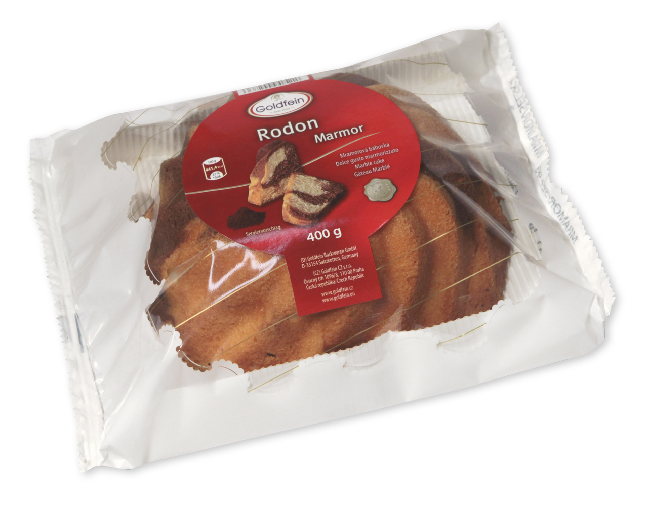 GOLDFEIN Bábovka mramorová 400 g