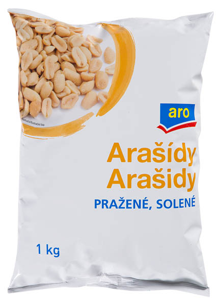 aro Arašídy pražené solené 1 kg
