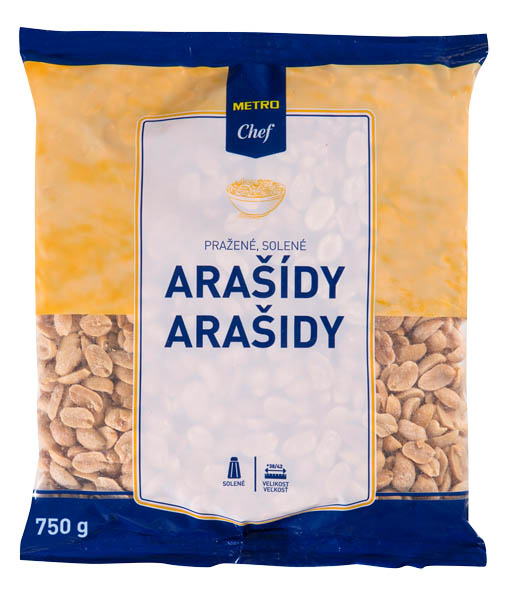 METRO Chef Arašídy pražené solené 750 g