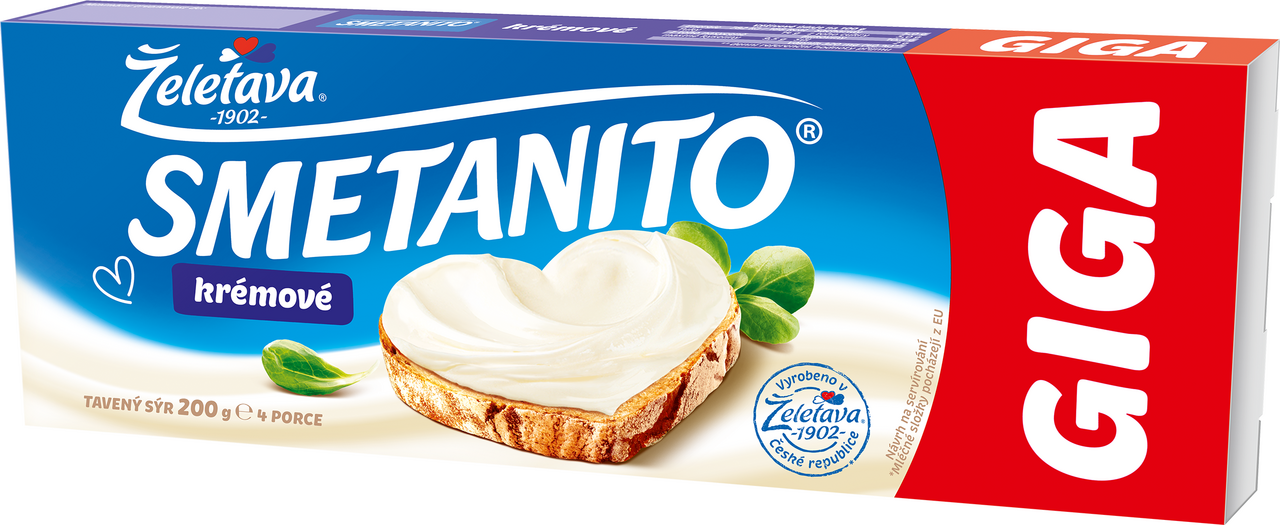 Želetava Smetanito Giga tavený sýr chlaz. 200 g