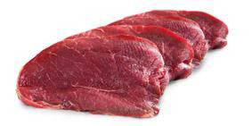 Hovězí zadní bez kosti plátky býk k. ú. chlaz. váž. cca 1,4 kg