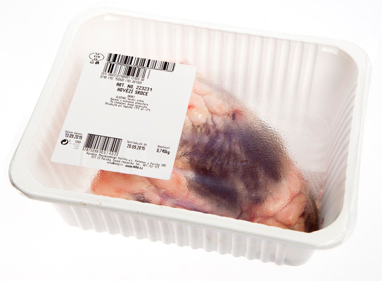 Srdce hovězí chlaz. váž. cca 1,5 kg