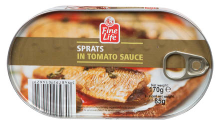 FL ŠPROTY 170g TOMATO 5x