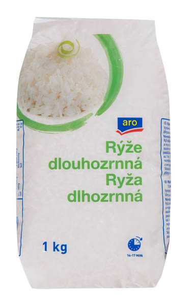 aro Rýže dlouhozrnná 10 x 1 kg