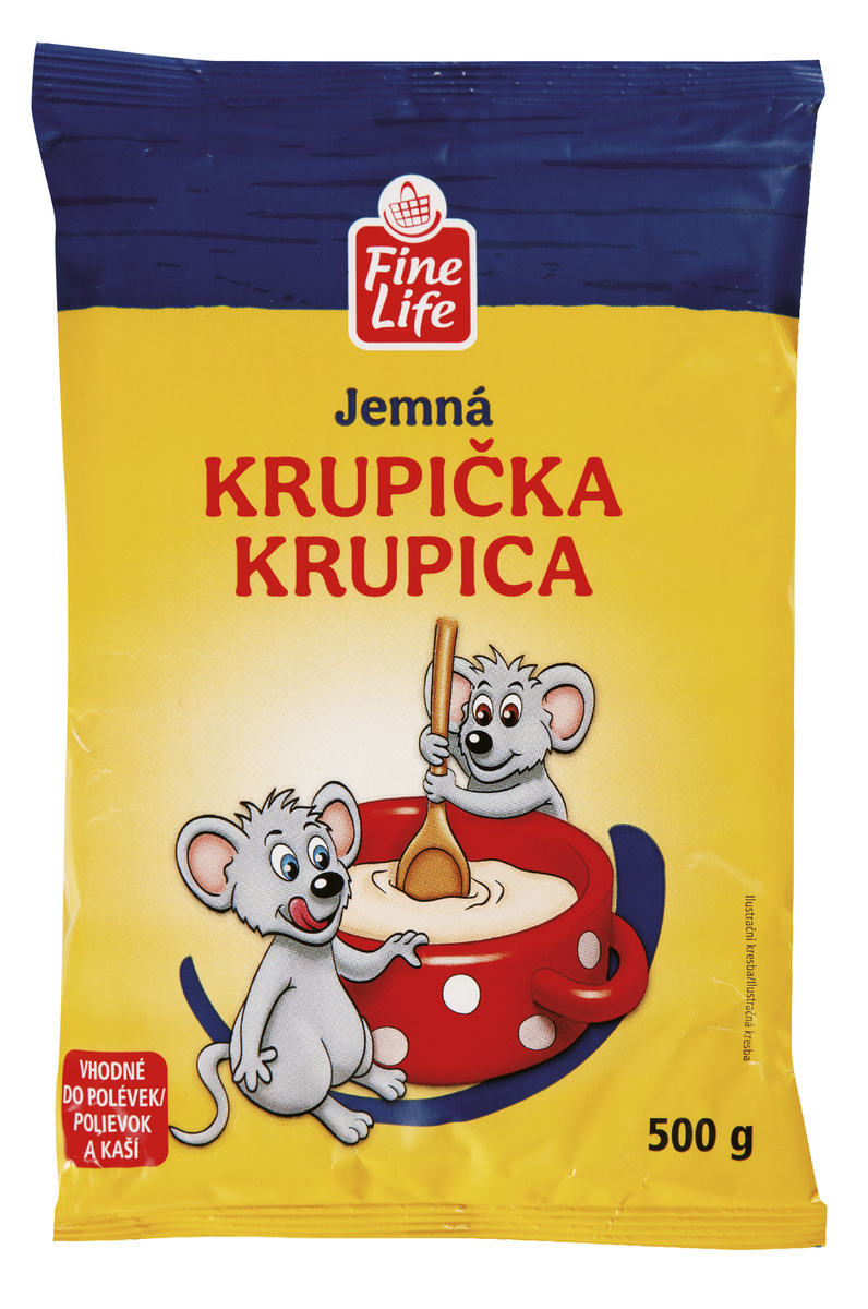 Fine Life Krupička jemná dehydrovaná 6 x 500 g
