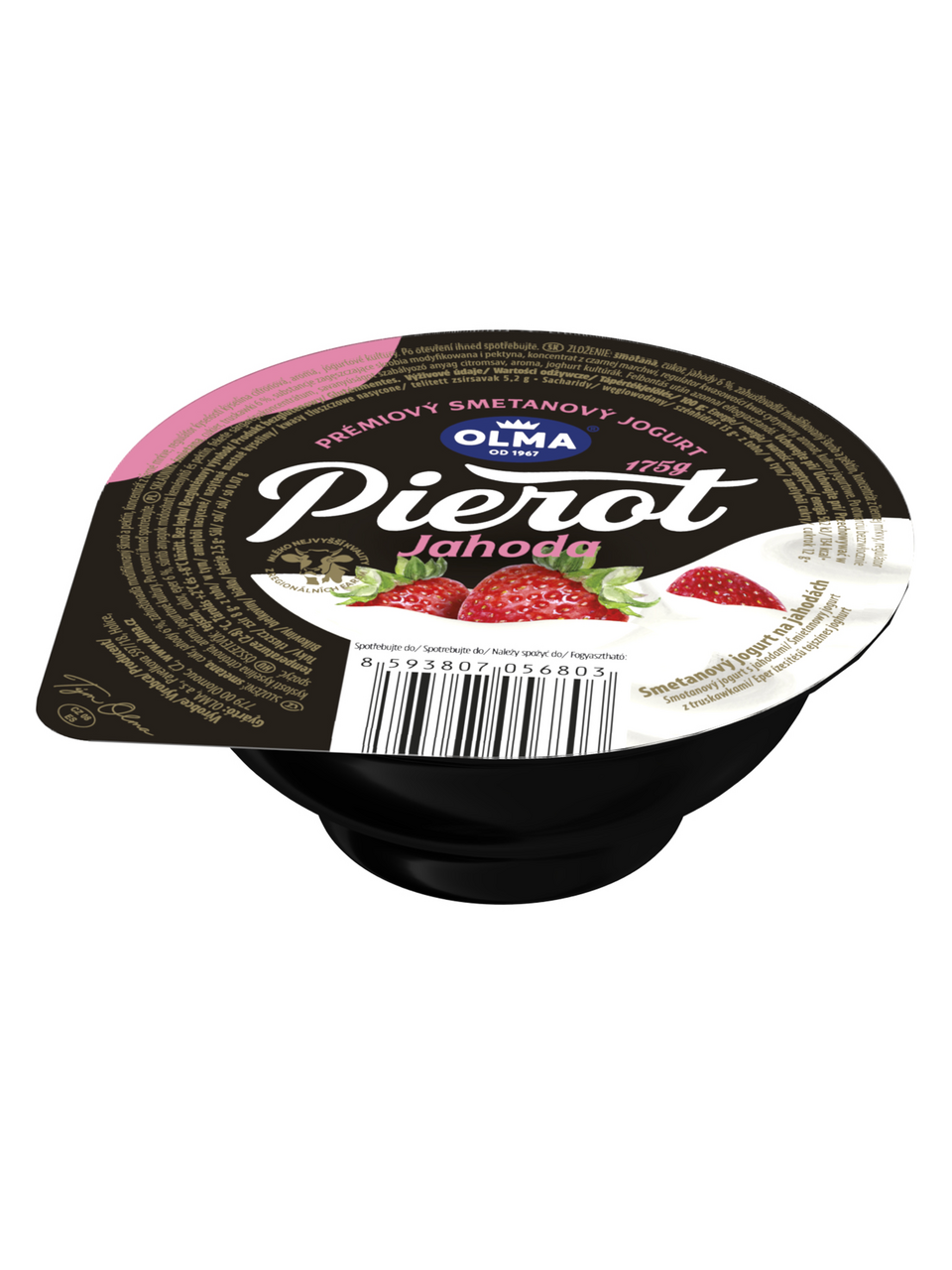 OLMA Pierot jogurt jahoda chlaz. 6 x 175 g