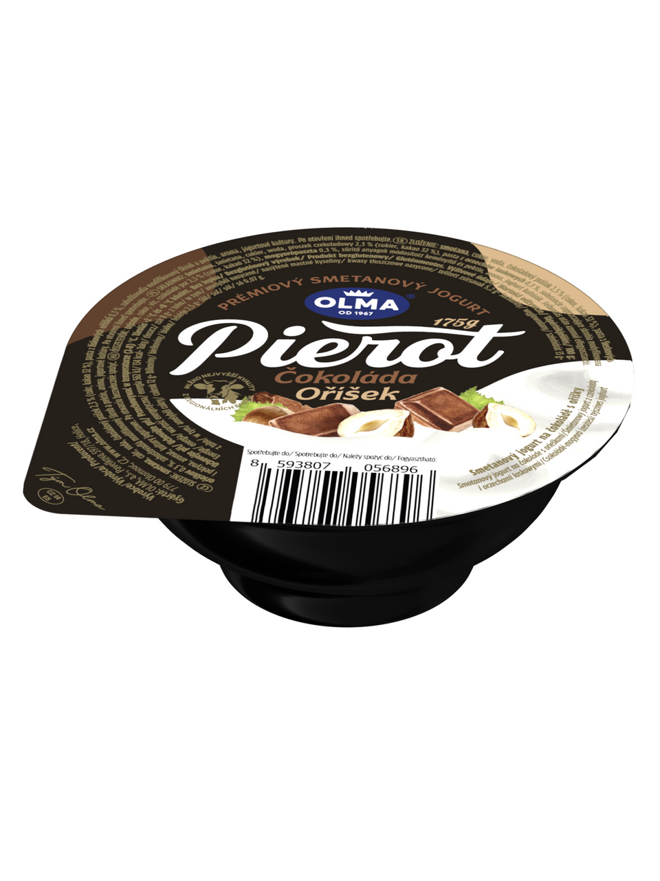 OLMA Pierot jogurt čokoláda a ořechy chlaz. 6 x 175 g