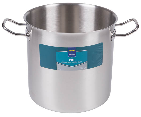 METRO PROFESSIONAL Hrnec vysoký 10 l 24 cm nerez 1 ks