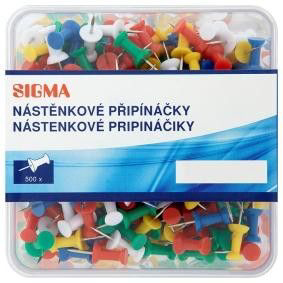 SIGMA Připínáčky na tabule 500 ks