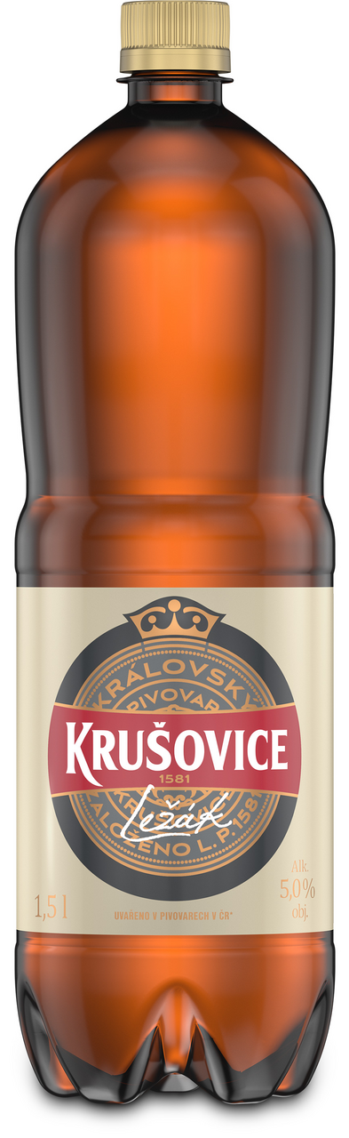KRUŠOVICE Královský ležák Pivo 12° 6 x 1,5 l PET