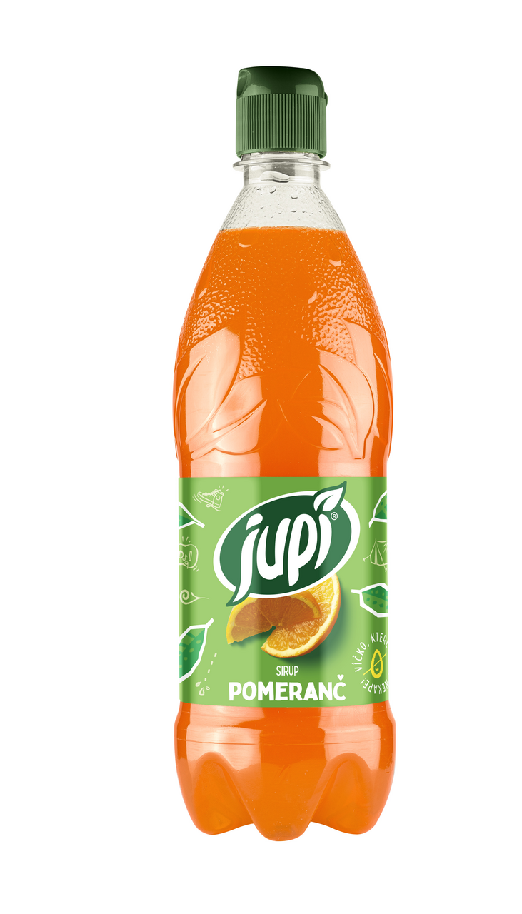 jupí Sirup pomeranč 6 x 700 ml
