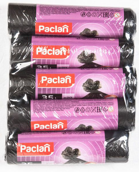 Paclan Standard Pytle na odpadky 35 l 5 x 20 ks