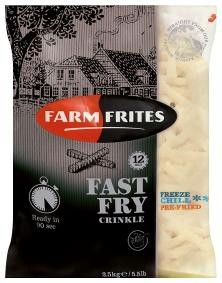FARM FRITES Fast Fry bramborové vlnky 12 mm mraž. 2,5 kg
