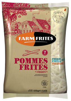 FARM FRITES Hranolky 7 mm mraž. 2,5 kg