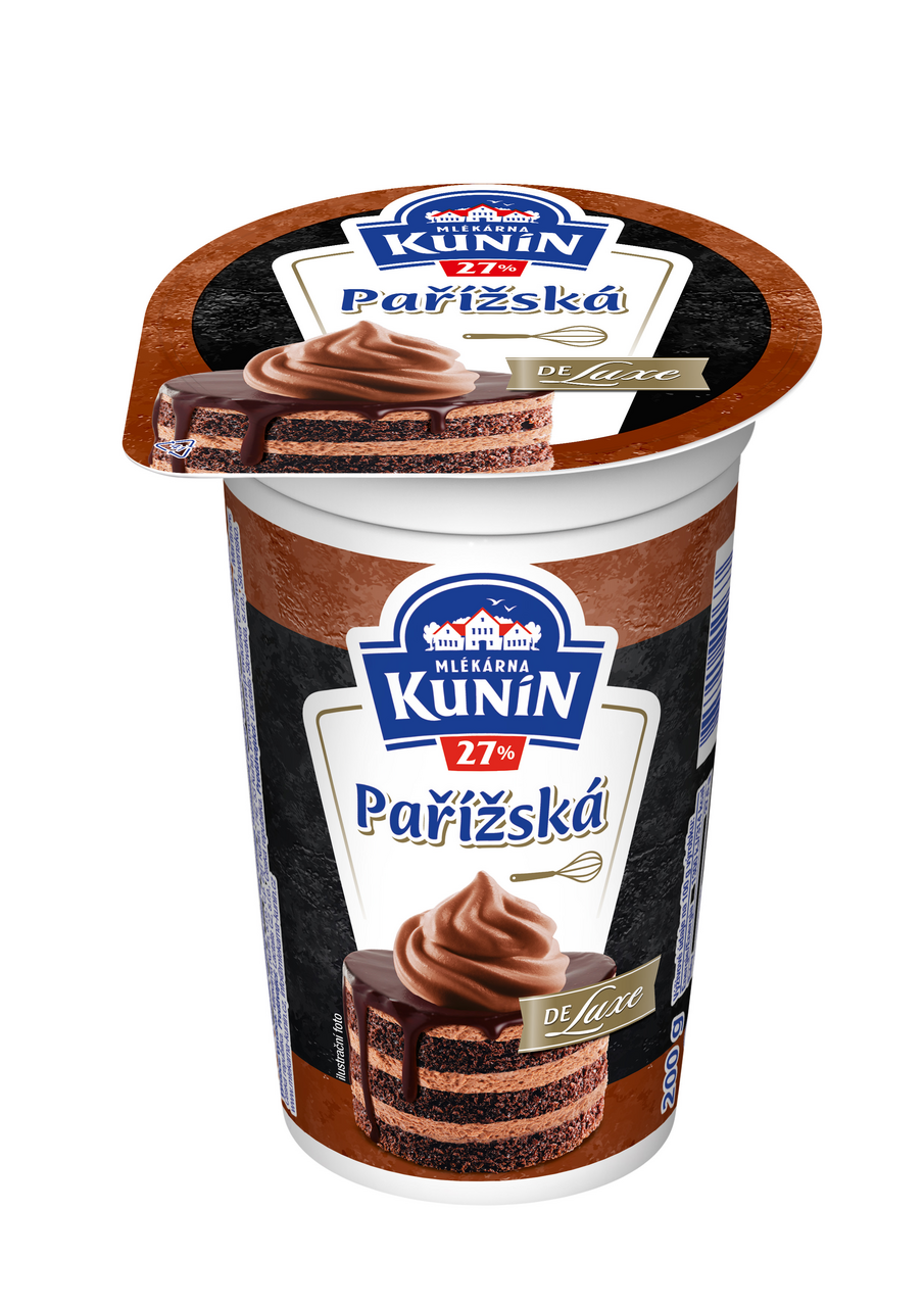 MLÉKÁRNA KUNÍN Šlehačka pařížská 27 % 10 x 200 g