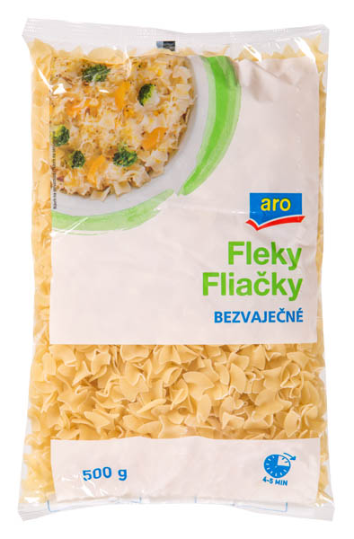 aro Těstoviny fleky bezvaječné 6 x 500 g