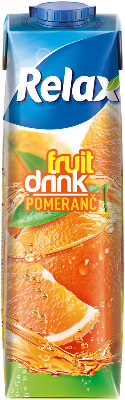 Relax Fruit Drink pomeranč nápoj 12 x 1 l